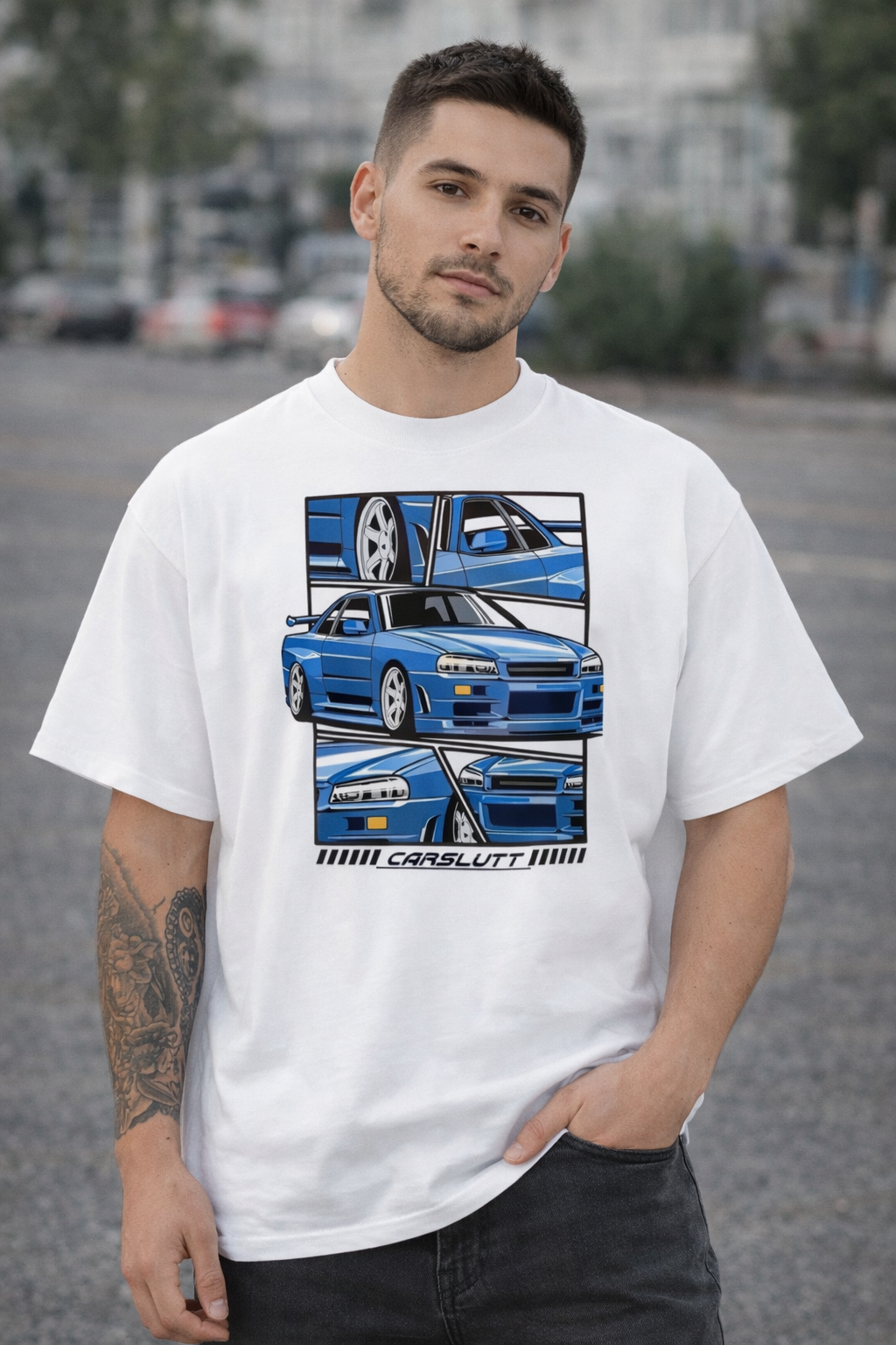 Nissan Skyline R34 - Comic Style