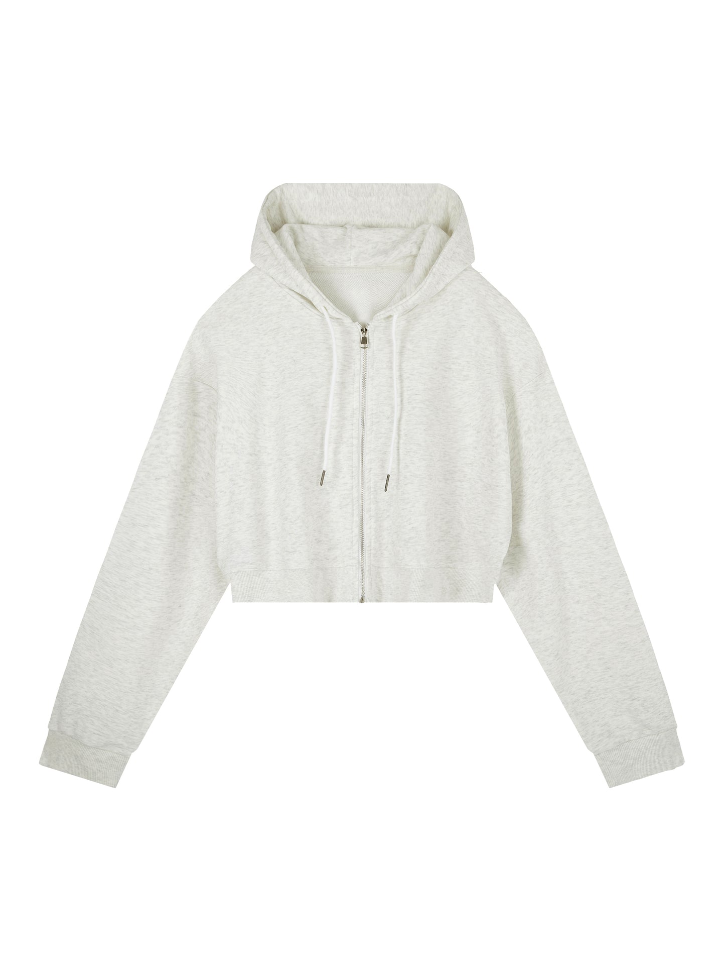 Boobs & Boosted Cropped Zip-Up Hoodie